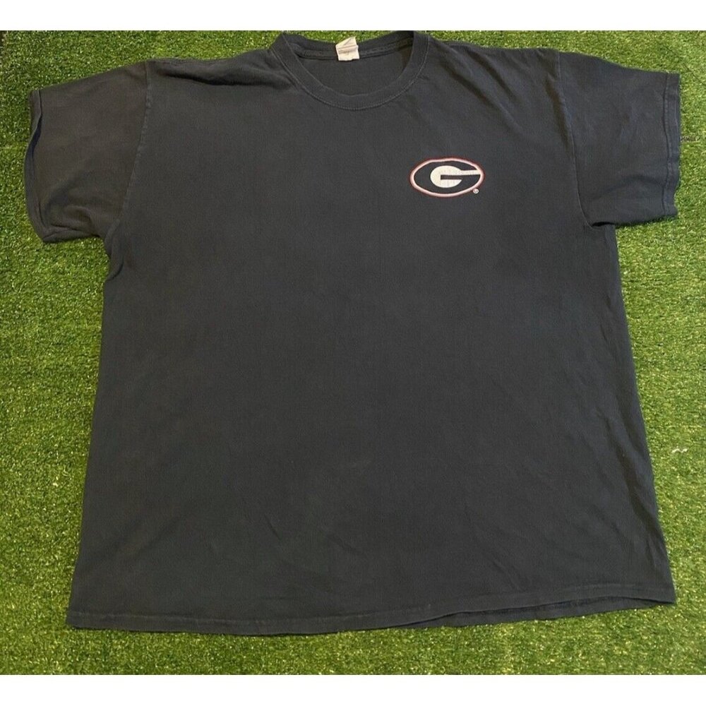 Georgia Bulldogs shirt mens large black red football Y2K unisex SEC 25